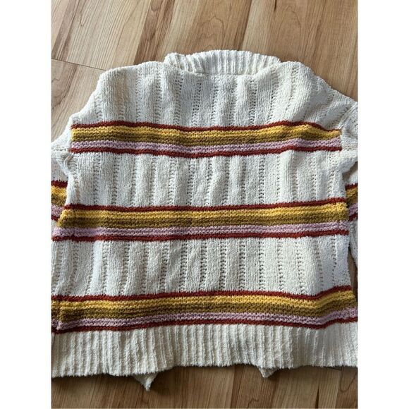 Madewell open cardigan striped diaz sweater - Picture 7 of 8